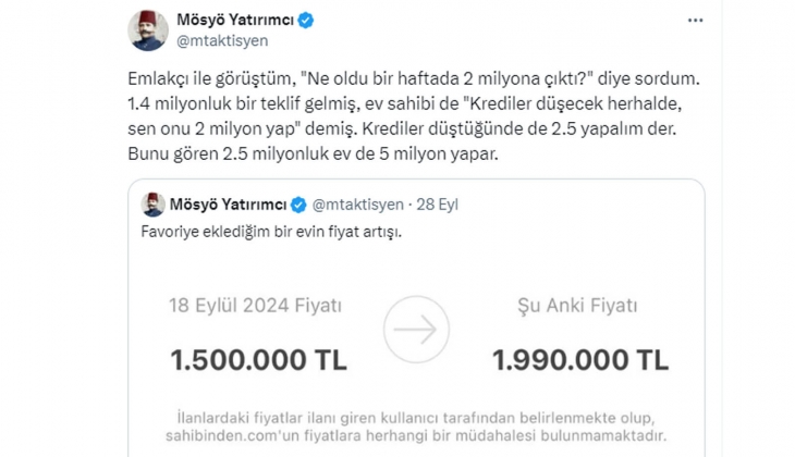 Konut ilanlarındaki ani artışlar neden oldu? Emlakçılar ev sahiplerini işaret etti!