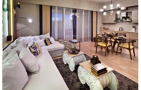 Sinpaş Altın Kuleler in örnek dairesine yoğun ilgi!