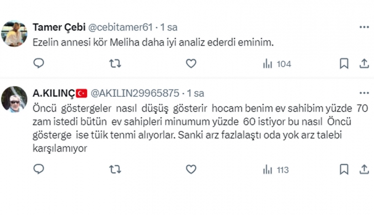 Merkez Bankası kiralarda düşüş sinyalleri olduğunu işaret etti, ünlü ekonomist Bunlar da mı TÜİK göstergesi? dedi!