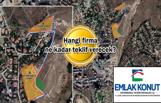 Emlak Konut GYO Ankara Çayyolu 2. Etap ihalesi 2. oturum