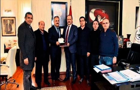 Mamak İnşaat Müteahhitleri Derneği Mesut Akgül'ü ziyaret etti!