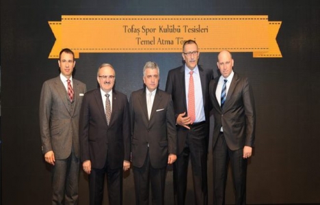  Tofaş Spor Kulübü'nün yeni spor kompleksinin temeli atıldı!