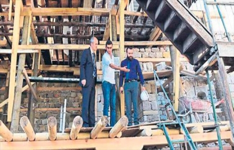 Dulkadiroğlu'nda konak restorasyonu sürüyor!