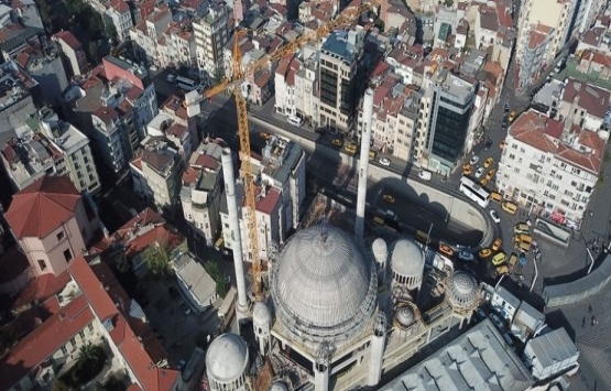 Taksim Camisi nin yüzde 90 ı tamamlandı!