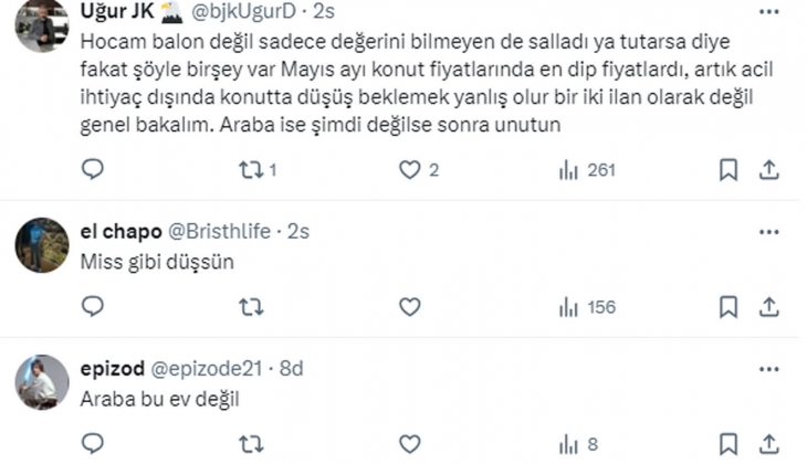 Konut ve araba fiyatlarındaki balon her geçen ay sönüyor!