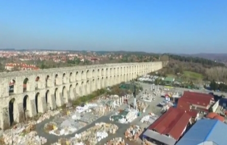 Haliç-Kemerburgaz Dekovil Hattı havadan görüntülendi!