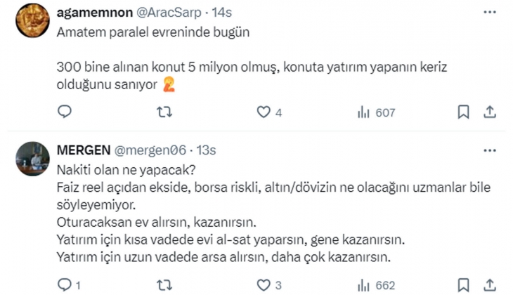 Ekonomist Atilla Yeşilada Konuta yatırım yapan binlerce kerizin acısı artmasın dedi! Ev sahiplerinden tepki geldi!