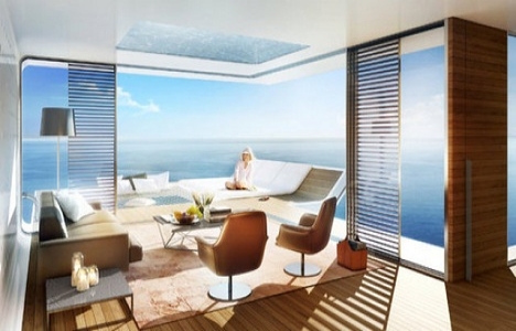 İşte Dubai nin yüzen evleri!