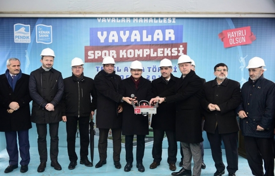 Pendik Yayalar Spor Kompleksi'nin temeli atıldı!