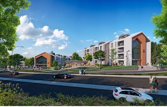 KİPTAŞ Çınar Evler Projesi nde çatılar kapanmaya başladı!