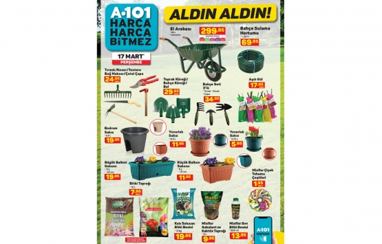 A101 17 Mart 2022 kataloğu! Bu fiyatlar kaçmaz!