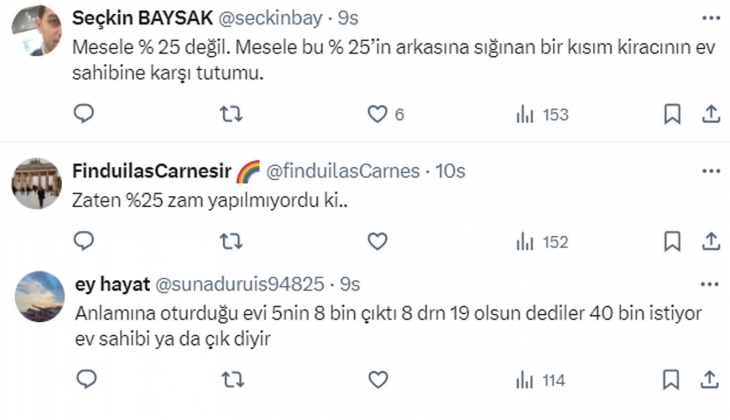 Sosyal medyada kira krizi tam gaz: Kiralarda yüzde 25 zam sınırı kalkarsa çok kişi evsiz kalır, sokakta kalır!