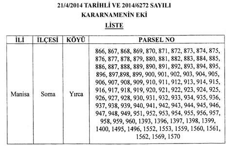 Manisa Soma Kolin Termik Santrali için kamulaştırma!