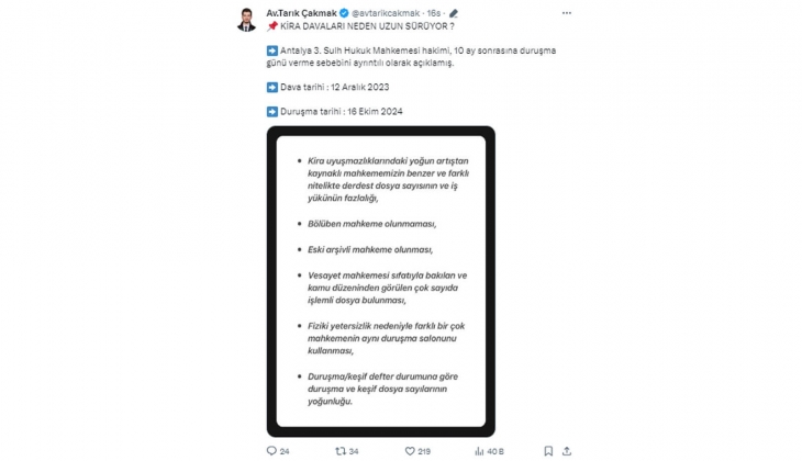 Kira davaları neden uzun sürüyor? Ev sahipleri ve kiracılar hemen bakın!