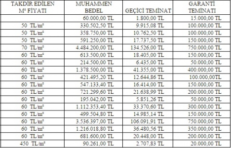 Bursa Orhangazi de 16 milyon TL ye satılık 18 gayrimenkul!