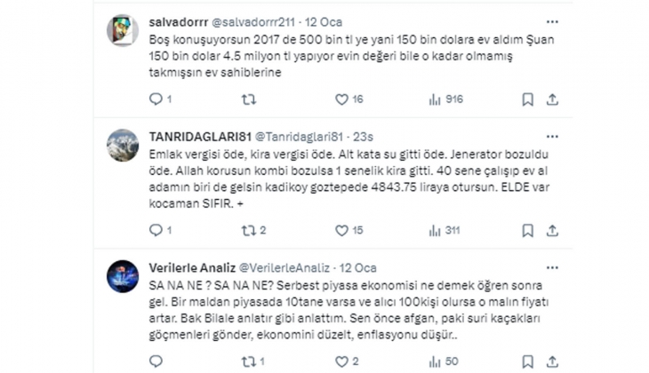 Norveç te 10 tane evi olan birine denk gelemezsin! Çünkü 10 kişinin birer evi vardır! 