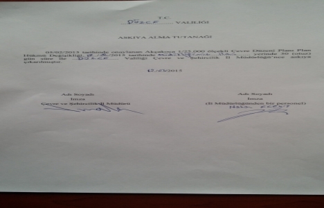 Düzce Çevre Düzeni Planı hüküm değişikliği askıda!