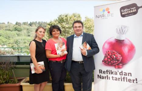 Narlı Tarifler kitabı basına tanıtıldı!