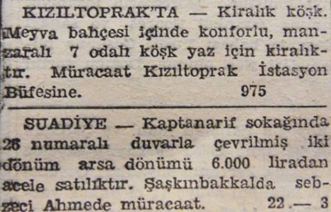 1947 yılında Galib Paşa Köşkü 90 bin liraya satılacakmış!