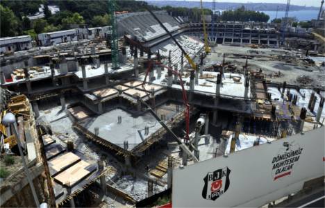 Vodafone Arena nın inşaat çalışmaları tüm hızıyla sürüyor!