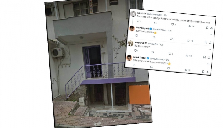 Kolon yerine su borusu yapılan bina vatandaşlardan linç yedi: Sudan bir çözüm!