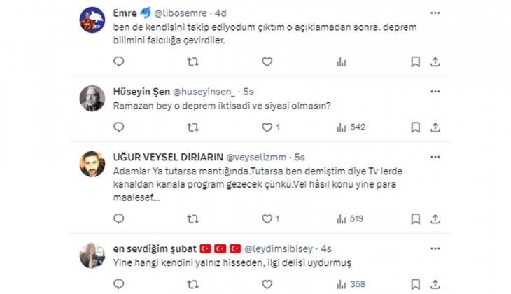 Dr. Ramazan Demirtaş tan İlkbahar gelmeden deprem göreceğiz açıklamasına tepki: Deprem bilimini ucuzlattınız!