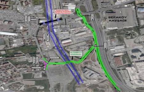 Ayamama Deresi ıslahı için Sefaköy Köprüsü yıkılıyor!