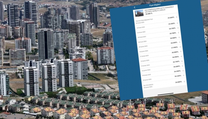 Ankara'da 19 bin 500 TL'lik evin kirası iki ayda 34 bin TL oldu! Kiralar yükselmedi, resmen fırladı!