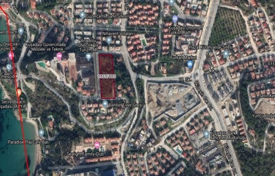 Kuşadası'nda 6.4 milyon TL'ye icradan satılık konut imarlı arsa!