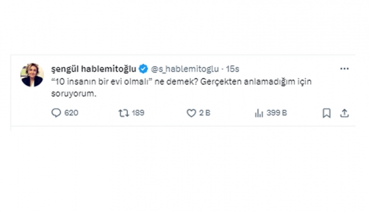 TCMB Başkanı Erkan, 10 insanın bir evi olmalı dedi! Ünlü profesör vatandaşlara sordu: Bu ne demek?