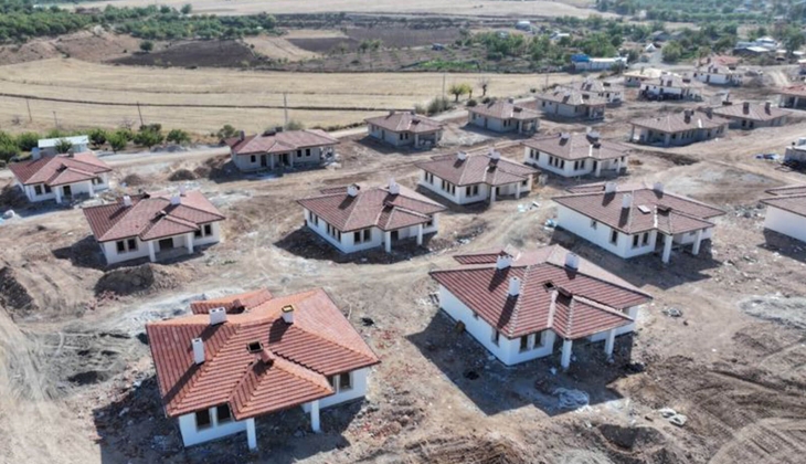 Malatya Yeşilyurt'taki 135 afet konutunun kaba inşaatı tamamlandı!