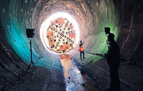 Osmaniye Demiryolu çift tüp geçit projesi'nde tünel kazma işlemi başladı!