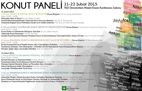 TMMOB Şehir Plancıları Odası konut paneli düzenliyor!