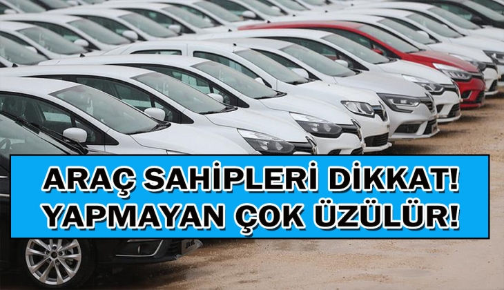 Milyonlarca araç sahibi için son dakika uyarısı geldi! Siz de E-devletten hemen başvurabilirsiniz! Sakın kaçırmayın!