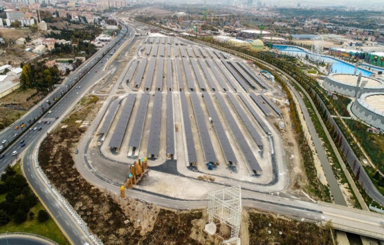 Ankapark’taki otoparkın üzerine güneş enerjisi santrali kuruldu!