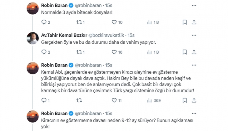 Ev sahipleri tepkili: Kira tespit davası için verilen tahmini bitiş süresi 555 gün!