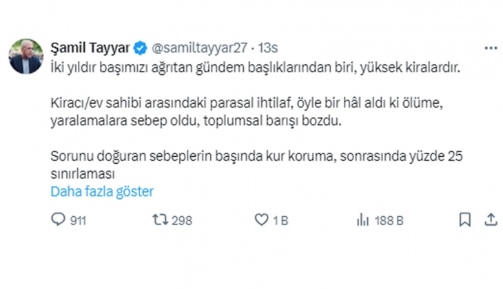 Ev kiralarından peşin yüzde 20 stopaj alınırsa, ev sahipleri ile kiracılar yeni bir çatışmaya sürüklenir!