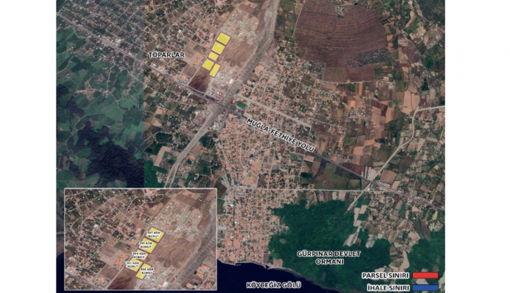 Emlak Konut GYO Muğla Köyceğiz Toparlar ihalesi iptal edildi!