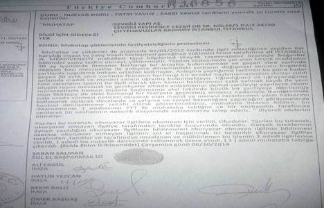 Fikirtepeli den Selimoğlu Grup ve Sevgili Yapı ya ihtarname!