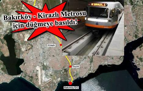 Bakırköy - Kirazlı metro hattı planı 14 Nisan'da askıdan iniyor!
