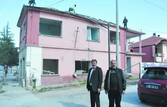Afyonkarahisar'da istimlak edilen bina yıkıldı! 