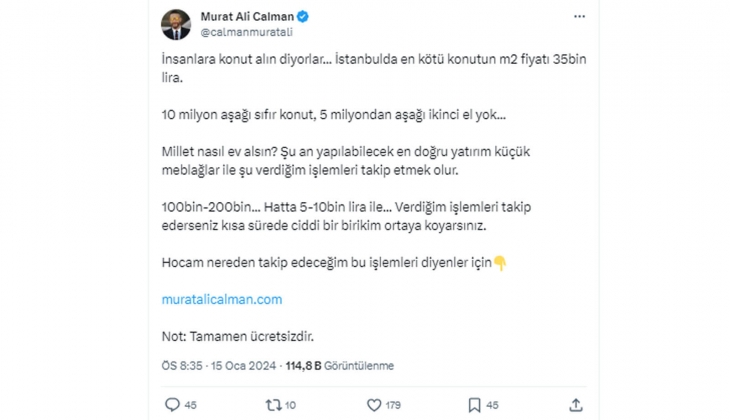 10 milyon TL den ucuz sıfır ev kalmadı mı? Vatandaşlar konut yatırımı için ne diyor? 