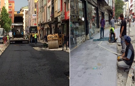 Ordu Ünye'nin caddeleri yenileniyor!