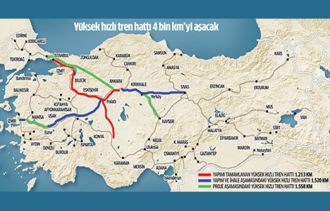 Türkiye’nin doğusu ve batısı YHT hatlarıyla bağlanacak!