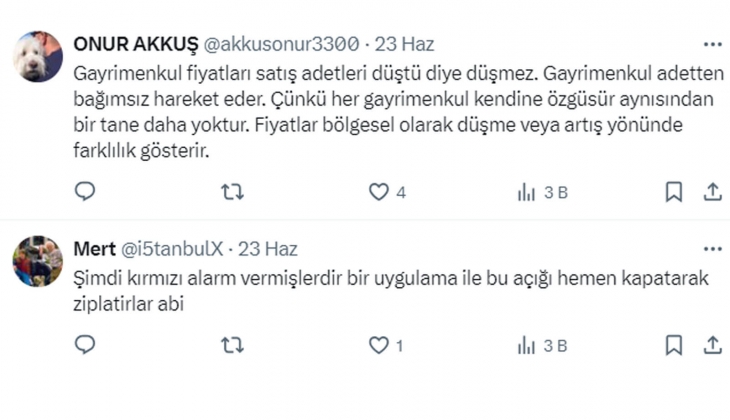 2022 de 3.4 milyon dolar olan emlak fiyatı, 2023 te 4.7, şimdi 3.2 milyon dolar oldu! Satıcının kafası karışık!
