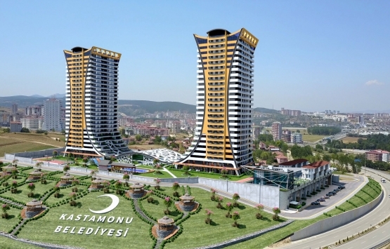 Kastamonu İkiz Kuleler Sitesi 9.4 milyon TL'ye icradan satışta!