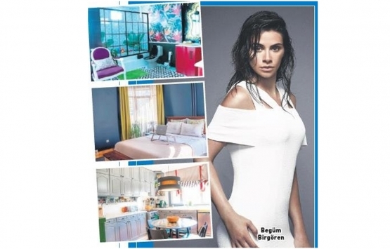 Begüm Birgören Caddebostan daki evini kendisi yeniledi!