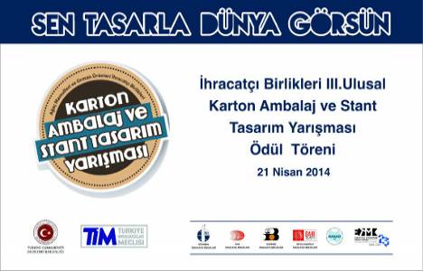 Ulusal Karton Ambalaj ve Stant Tasarım Yarışması ödül töreni 21 Nisan'da!