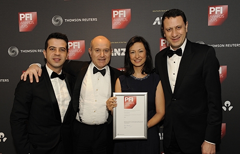 Finansbank proje finansmanında ödül aldı!