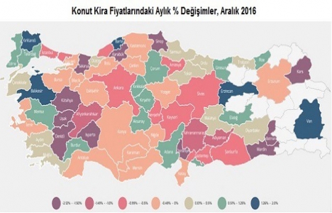 REIDIN 2. El Konutlar Fiyat Endeksleri 2016 Aralık sonuçları!